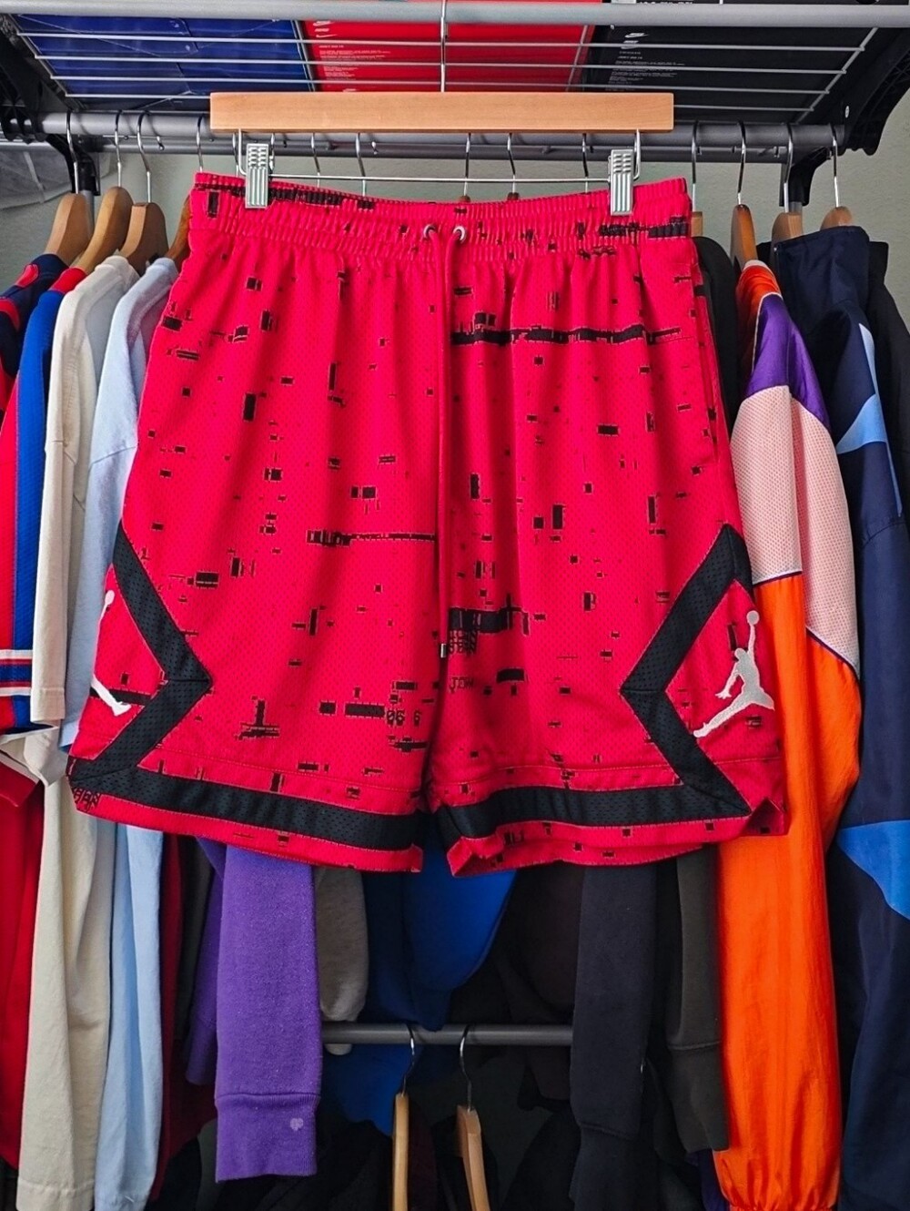 Nike Air Jordan Men's Last Shot Sport Diamond Shorts Size Large